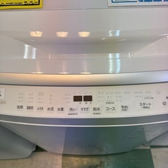 【ジャングルジャングル貝塚店】洗濯機　東芝　AW-8DP4 2024年製　大容量　ZABOON 8kg ファミリー　家電　便利　自動投入　高年式　ラク　キレイ　オシャレ　かわいい　節水　多機能　ふろ水　貝塚　二色浜　クリーニング済みの画像