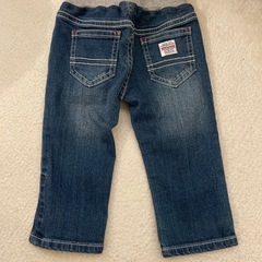 ミキハウス　デニムパンツ　ズボン　80センチの画像