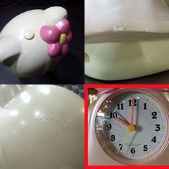 昭和レトロ サンリオ ハローキティ オブジェ (目覚まし時計) 4SE429
