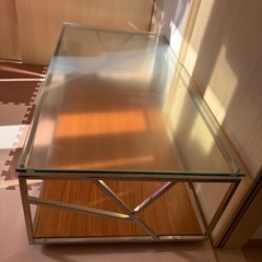 ガラス　ローテーブルの画像