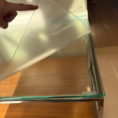 ガラス　ローテーブルの画像