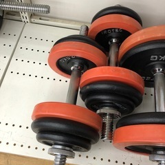 【ドリーム川西店御来店限定】 ☆ジモティー見たよ♪割引☆アイロテック　ダンベルセット　クリーニング済み【2125560000021044】の画像