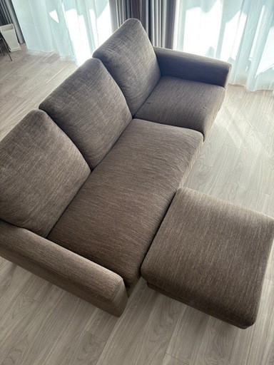 【ニトリ】カウチソファ　ブラウン