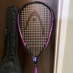 スカッシュ　ラケット・カバー付の画像