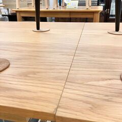 😊一生紀😊拡張式ダイニングテーブル😊伸長式😊は盤110～150cm😊No.1682😊の画像