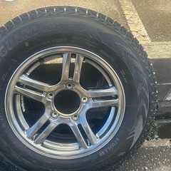 ジムニー純正アルミ&スタッドレスの画像