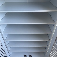 シューズロッカー　ホワイト
の画像