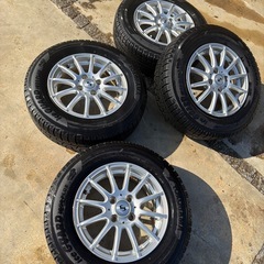 YOKOHAMA ice GUARD iG50plus 2017年製造　ホイール付き　ナットなしの画像