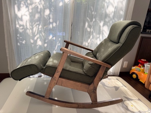 ロッキングチェア グリーン 2024 希少カラー 柏木工 KASHIWA