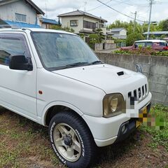 ジムニー 2型（JB23W）平成12年登録 4WDターボ／ボディ 白の画像