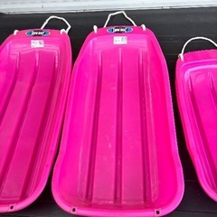 ソリ　大人用2台、子供用1台　3台セットの画像