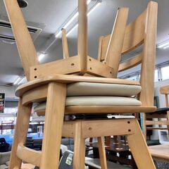 😍ナフコ😍TWO ONE STYLE😍拡張式ダイニング4点セット😍回転チェア😍ベンチ😍No.1689😍の画像