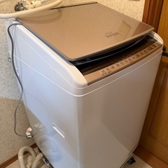 HITACHI 縦型　洗濯乾燥機の画像