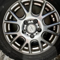 195/60R15　スタッドレスタイヤ＆ホイール４本セットの画像