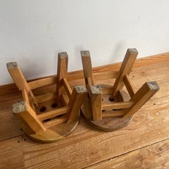 子供用、インテリア用椅子　2脚
の画像