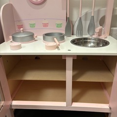 ままごとキッチン　おままごと　おもちゃ　木製キッチンの画像