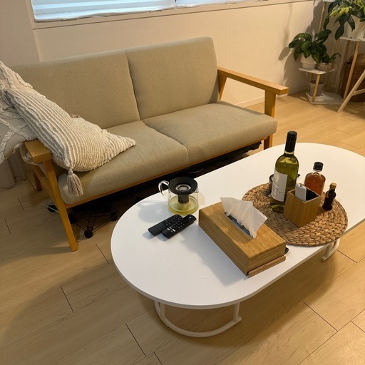 ソファとローテーブルのセット