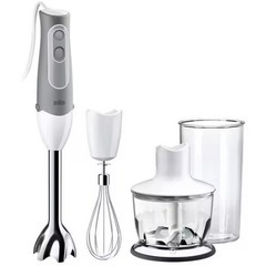 新品 BRAUN ハンドブレンダー マルチクイック5 ブラウン MQ535GY 離乳食 介護食 ハンドミキサー ミキサー 泡立て器 スムージー チョッパー きざむ ハイパワー ベビーフード 出産祝い ママへ プレゼント 公式 正規品 離乳食 介護食 みじん切りの画像