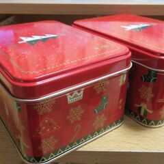 ケーニヒスクローネクリスマスボックス、空き缶（中身無し）×２個の画像