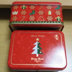 ケーニヒスクローネクリスマスボックス、空き缶（中身無し）×２個の画像