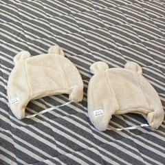 クマ耳帽子 48cm 双子の画像