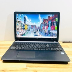 早いもの勝ち❤VAIO ノートパソコン カメラ Windows11 SSD SONY ブラック Core i5 メモリ8GB 15.6型 DVD Bluetooth テンキー  の画像