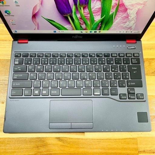 【薄型軽量コンパクト】フルHD ノートパソコン 持ち運び カメラ オフィス 富士通 Windows11 メモリ8GB SSD256GB 13.3インチ Bluetooth