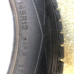 スタッドレスタイヤ　軽自動車　4本　ホイール付きの画像