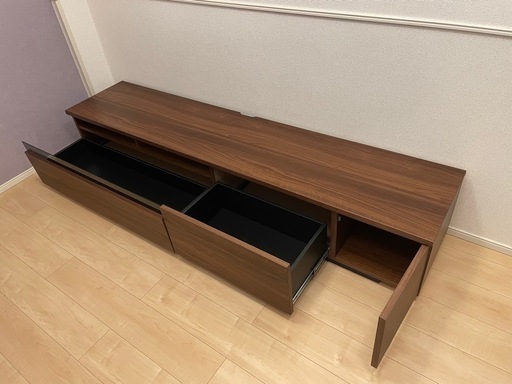 3年使用】LOWYA ローテレビ台 幅180 (出品太郎) いずみ中央の収納家具