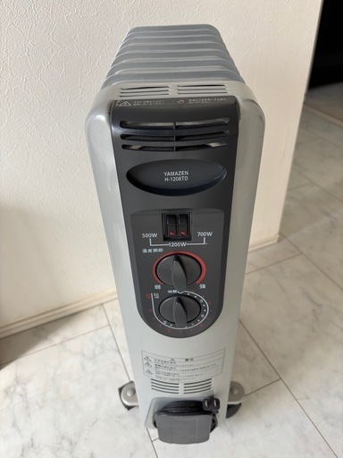 動作確認済オイルヒーターH-1208TD ヤマゼン (moto) ひたち野うしくの