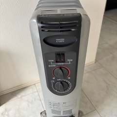 動作確認済　オイルヒーター　H-1208TD ヤマゼンの画像