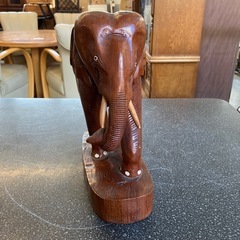 サ2511-519 象の置き物 小 キズ汚れ有りの画像