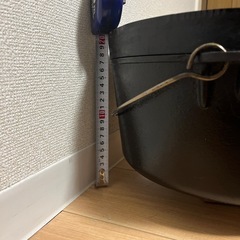 キャプテンスタッグ （CAPTAIN STAG） ダッチオーブン 鉄鋳物 30cm の画像