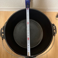 キャプテンスタッグ （CAPTAIN STAG） ダッチオーブン 鉄鋳物 30cm の画像