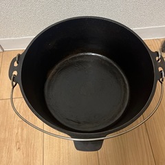 キャプテンスタッグ （CAPTAIN STAG） ダッチオーブン 鉄鋳物 30cm の画像