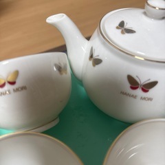 ハナエモリ　スモールポット付き茶器セット　の画像