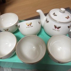 ハナエモリ　スモールポット付き茶器セット　の画像