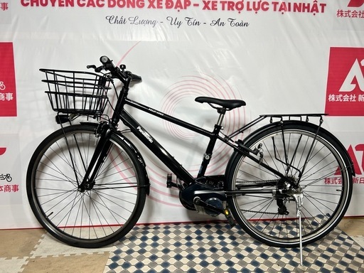 No.573パナソニックベロスター BE-ELVS77整備済み7速電動アシストクロスバイク