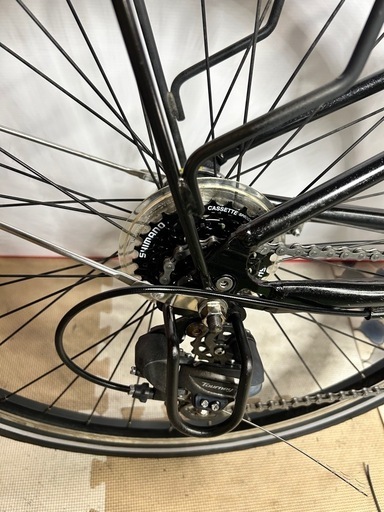 No.573パナソニックベロスター BE-ELVS77整備済み7速電動アシストクロスバイク