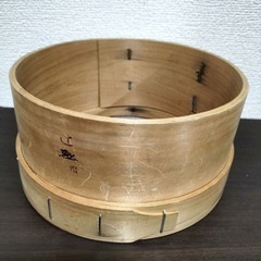 裏ごし器　木製 中型21cm　辻調理専門学校　正月の栗きんとん作りなどに最適の画像
