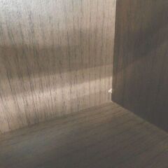 ミニ食器棚 ブラウン 幅60cm 奥行29cm 高さ45cm 収納棚 キッチン収納 札幌 西岡店の画像