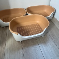 ニャンとも清潔トイレ　すいすいコンパクト　アイボリー＆ペールオ の画像