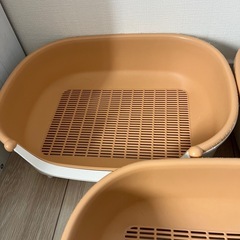 ニャンとも清潔トイレ　すいすいコンパクト　アイボリー＆ペールオ の画像