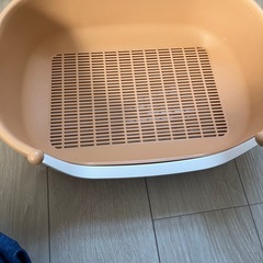 ニャンとも清潔トイレ　すいすいコンパクト　アイボリー＆ペールオ の画像