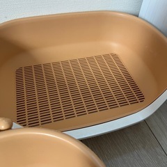 ニャンとも清潔トイレ　すいすいコンパクト　アイボリー＆ペールオ の画像