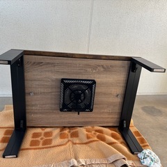 モダンリビングコタツ102cm こたつテーブル 長方形 ヴィンテージブラウン の画像