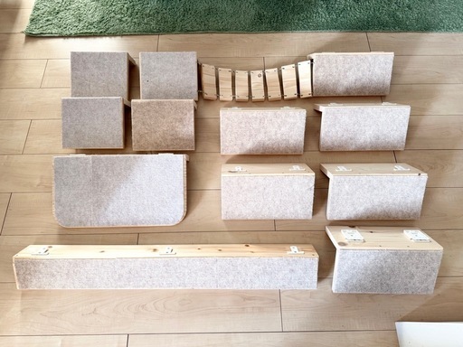 跡が目立たないから賃貸OK！DIYキャットウォーク/キャットステップ大量セット