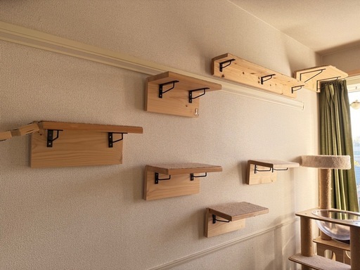 注文 跡が目立たないから賃貸OK！DIYキャットウォーク/キャット