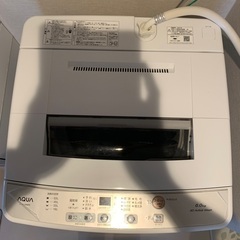 ★中古品★ AQUA AQW-S6M(W) 6kg洗いの画像