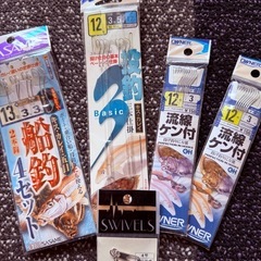 釣り針のセットの画像